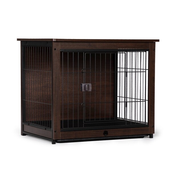 Side Table with Dog Cage Design, Small/ Medium/ Large Sizes to Choose