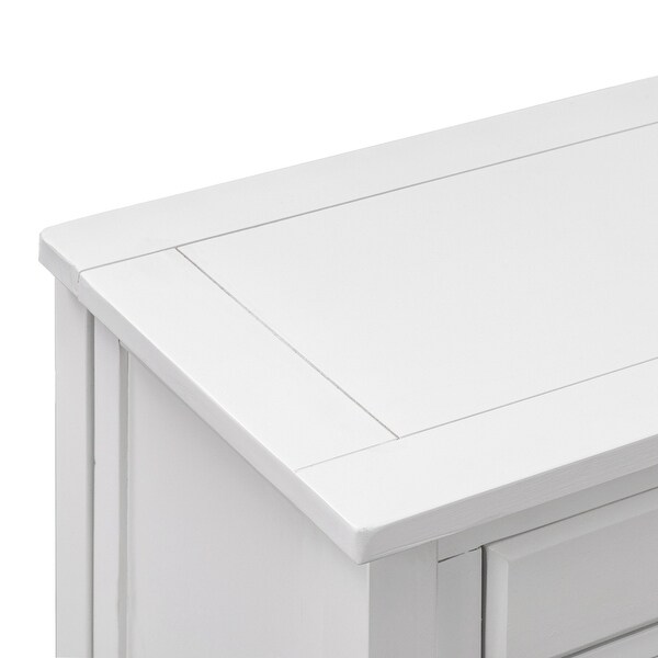 39'' Modern Console Table Sofa Table for Living Room with 2 Drawers, 2 Cabinets and 1 Shelf