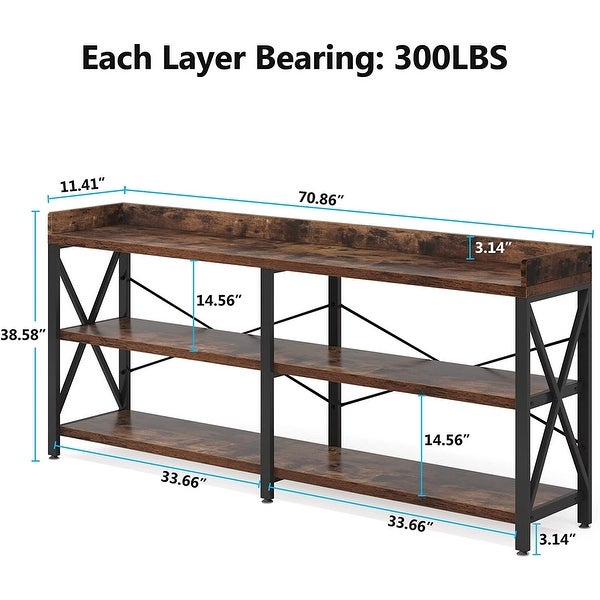 Extra Long Console Table, Narrow Sofa Table Behind Couch