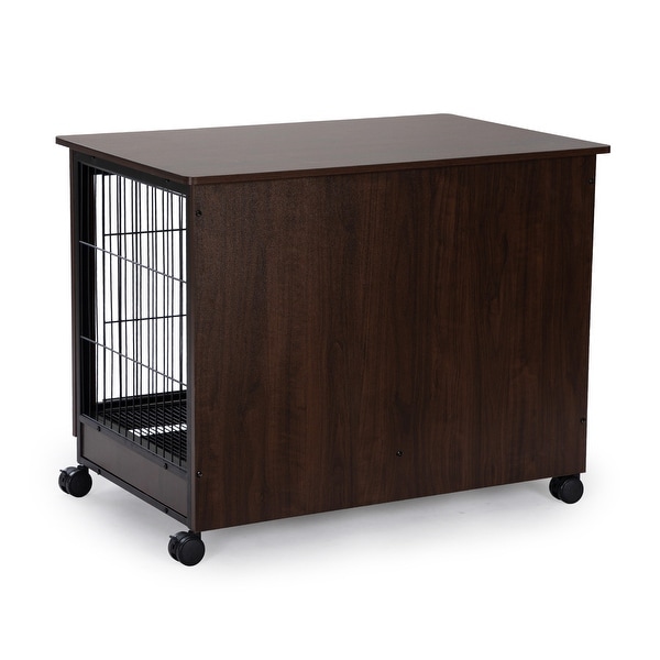 Side Table with Dog Cage Design, Small/ Medium/ Large Sizes to Choose
