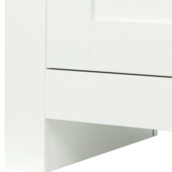 Kitchen Sideboard Cupboard , White High Gloss Dining Room Buffet Storage Cabinet Hallway Living Room TV Stand