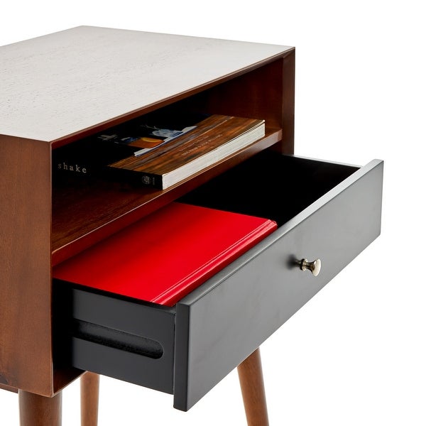 Adore Decor Calvin Side Table, Brown