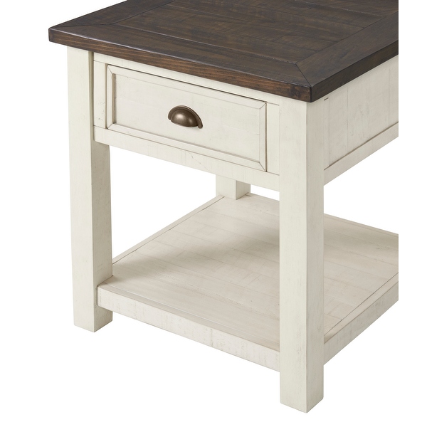 The Gray Barn Downington Solid Wood End Table