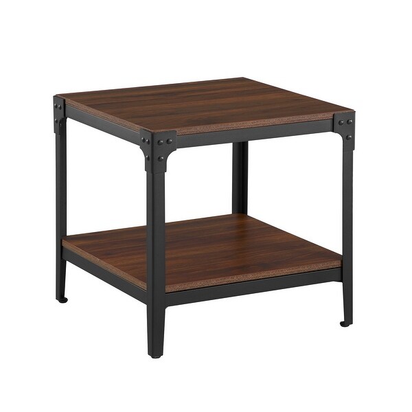 Middlebrook Witten Angle Iron Side Tables, Set of 2