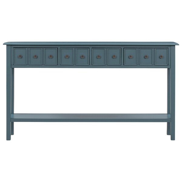 Rustic Entryway Console Table, 60