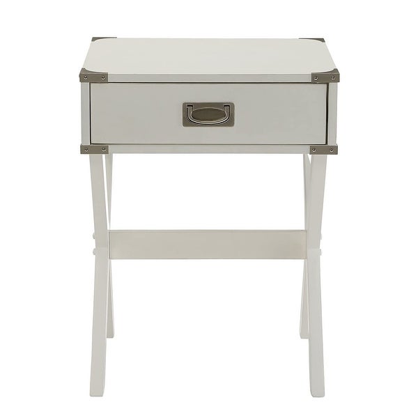 Wooden Side Table with 1 Drawer
