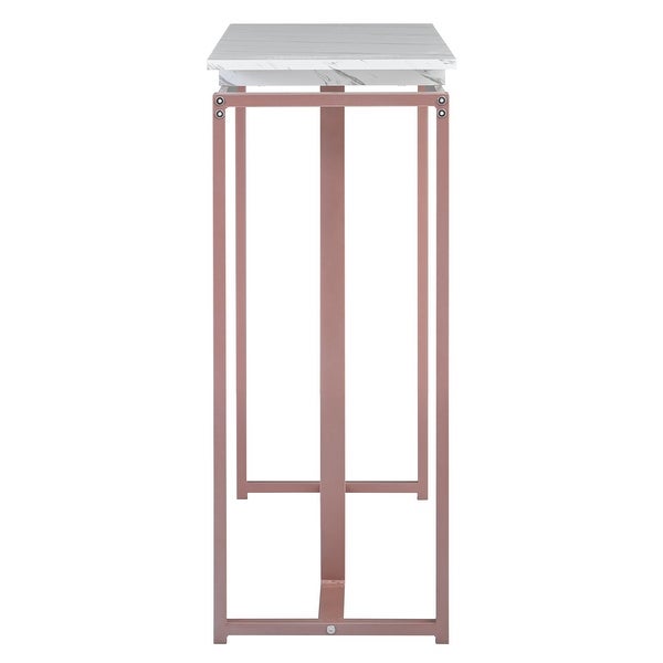 Console Table, Extra Long Entryway Table with Metal Frame|Pi