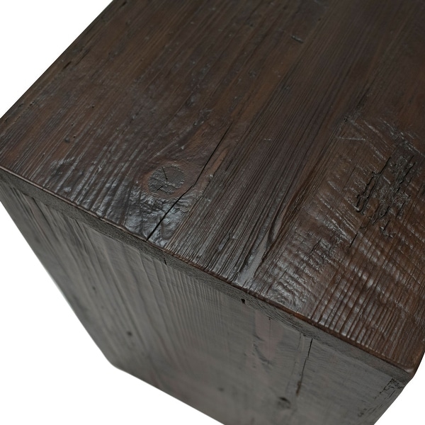 Evie Set of 2 Nesting Side Tables, Medium Brown