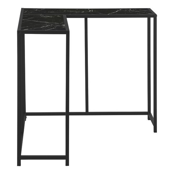 Accent Table, Console, Entryway, Narrow, Corner, Living Room, Bedroom, Metal, Laminate, Contemporary, Modern - 36
