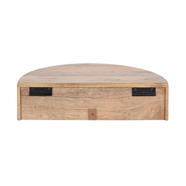 Kate and Laurel Reid Ribbed Floating Side Table