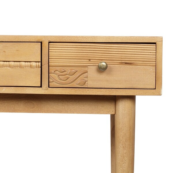 Warthen Boho Handcrafted 4 Drawer Console Table by Christopher Knight Home - 44.00
