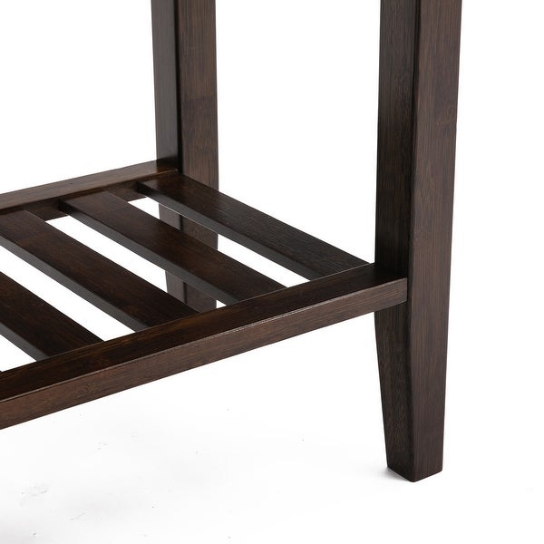 Connexion Decor Verenney Console Table With Drawer, Dark Walnut