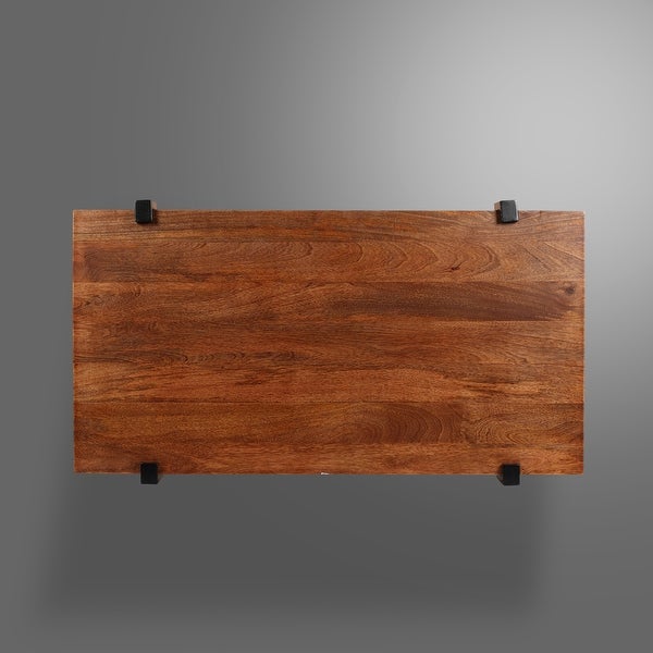 Rustic Wood Coffee Table End Table for Living Room