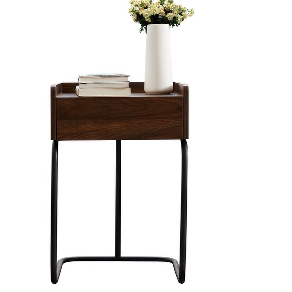 Side Table End Table with Storage Drawer, Nightstand for Living Room