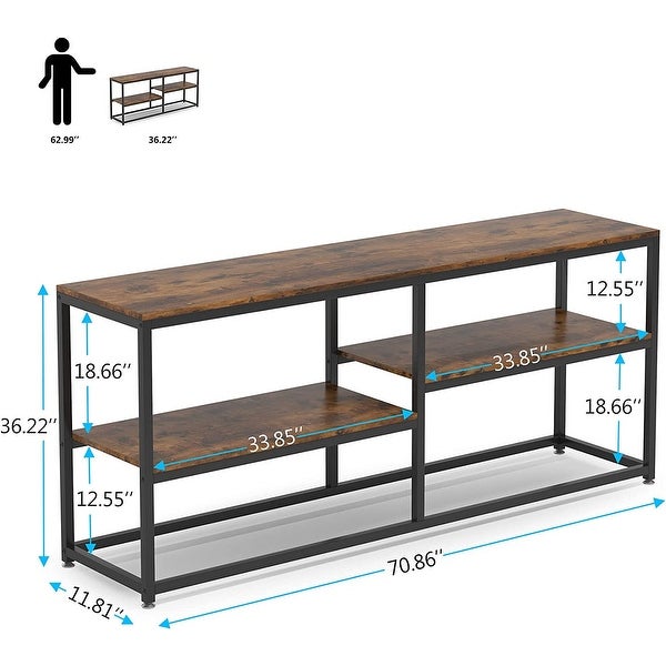 Sofa Table, Extra Long Narrow Console Table Behind Sofa Couch