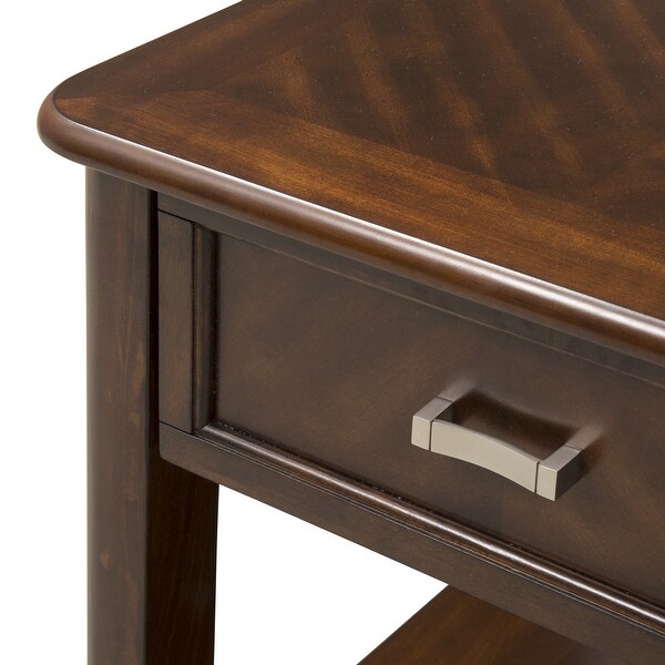 Wallace Dark Toffee End Table