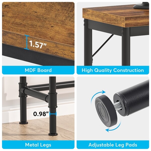 71-Inch Long Narrow Console Table, 37.4 Inches Height Bar Table