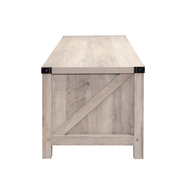 2-Tier Coffee Table with Shelf, ,Sofa Center Table, Wood Coffee Table for Living Room