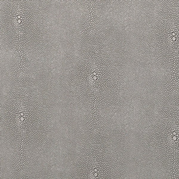 Side Table with Square Frame and Faux Shagreen Accent, Gray