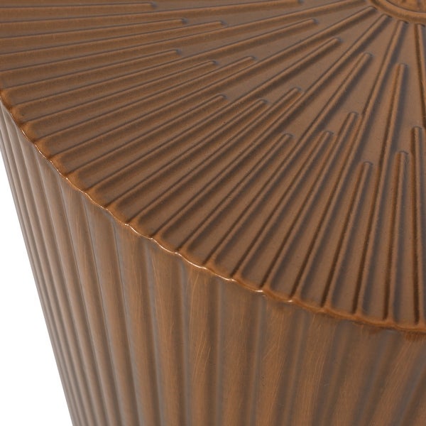 Langseth Iron Sunburst Side Table by Christopher Knight Home