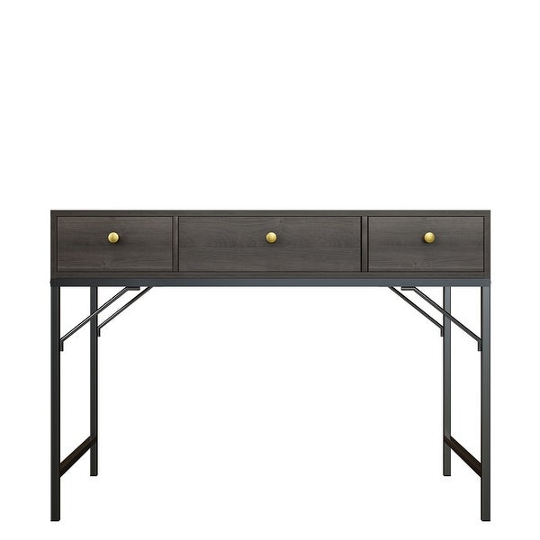 42 Inch Accent Sofa Table, Industrial Console Table
