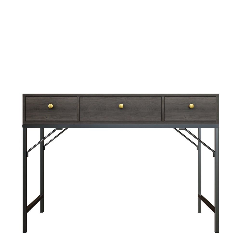 42 Inch Accent Sofa Table, Industrial Console Table