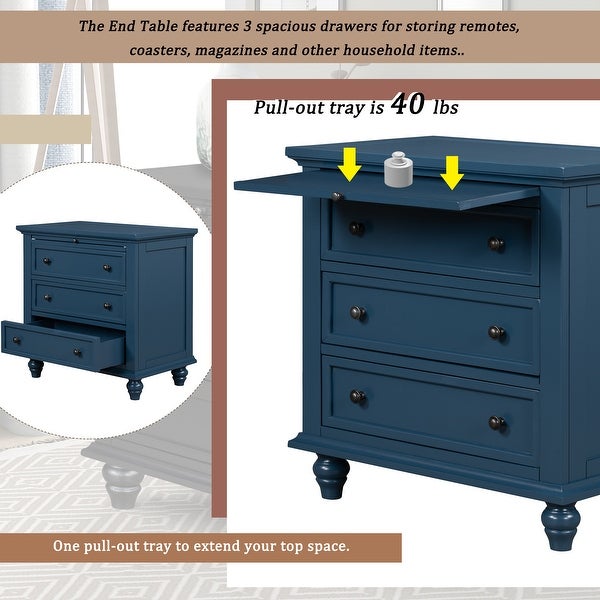 Simple Exquisite Solid Wood Storage Cabinet, End Table, Sofa Table