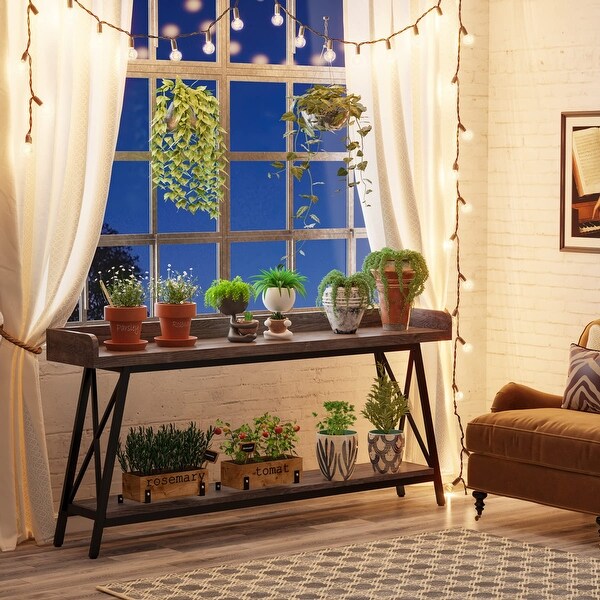 70.9 inch Extra Long Console Table Behind Sofa Couch, Narrow Entryway Table