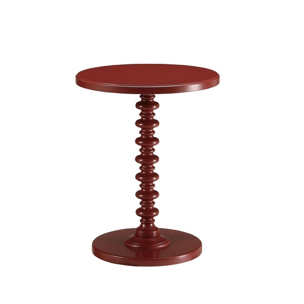 Vintage Style Wooden Round Side Table, End Table