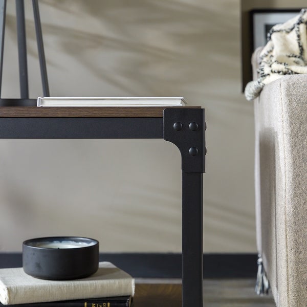Middlebrook Witten Angle Iron Side Tables, Set of 2