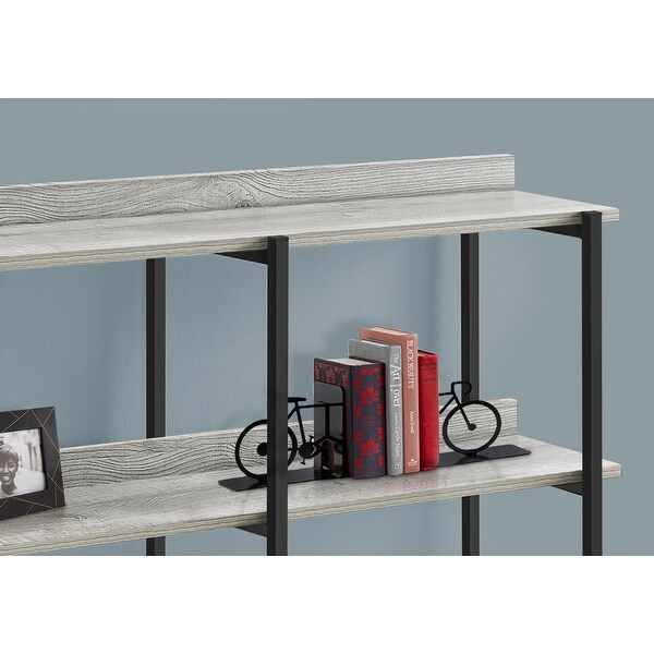 Accent Table, Console, Entryway, Narrow, Sofa, Living Room, Bedroom, Metal, Laminate, Contemporary, Modern - 47.25