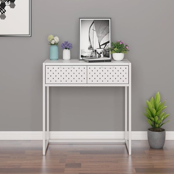vidaXL Console Table Steel