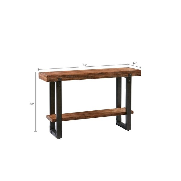 Console Table Narrow Wood Accent Sofa Table Entryway Table with Storage Shelf for Entryway, Front Hall, Hallway, Living Room
