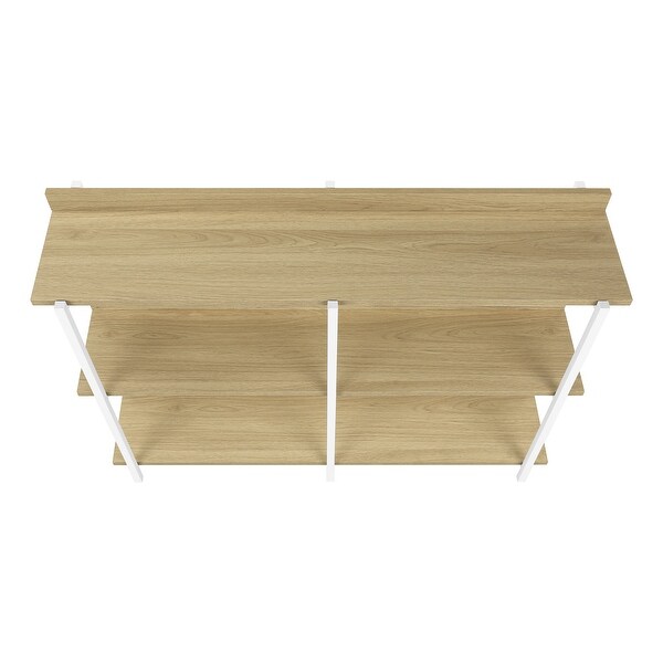 Accent Table, Console, Entryway, Narrow, Sofa, Living Room, Bedroom, Metal, Laminate, Contemporary, Modern - 47.25