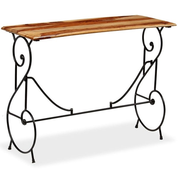 Exquisite Style Console Table Solid Sheesham Wood - 39.4