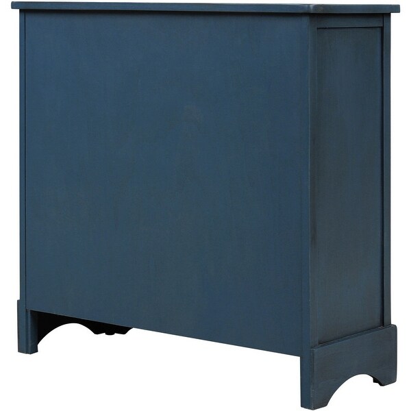 Wicker locker control table, two drawers and four classic rattan baskets