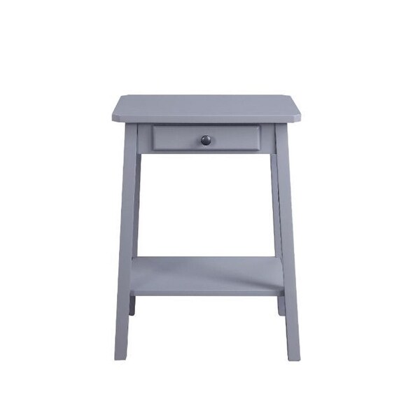 Accent Table/Side Table, Gray Finish