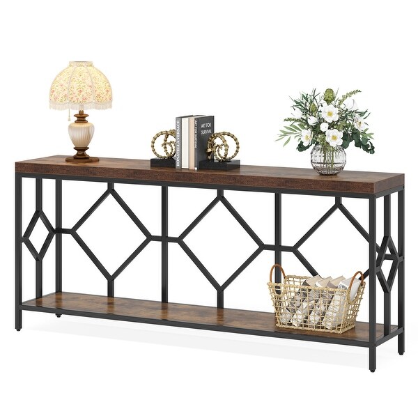 70.9 Inche Extral Long Console Sofa Table for Entryway, Accent Table Living Room