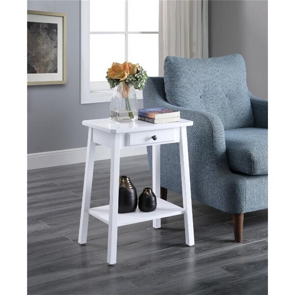 Accent Table/Side Table, Gray Finish