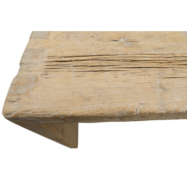 Artissance Rectangular Weathered Natural Wood Indoor Vintage Waterfall Console Table (Size and Finish Vary)
