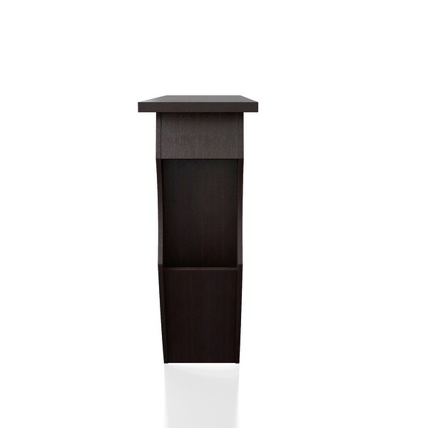 Furniture of America Caveline Contemporary Walnut Console Table