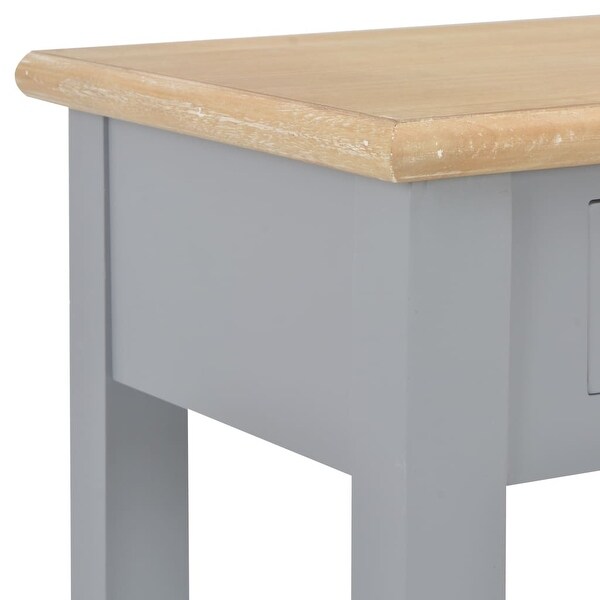 vidaXL Console Table Gray 43.3