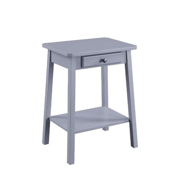 Accent Table/Side Table, Gray Finish