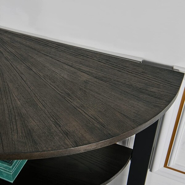 Console Table with Storage 2-Tier Sofa Table - 45