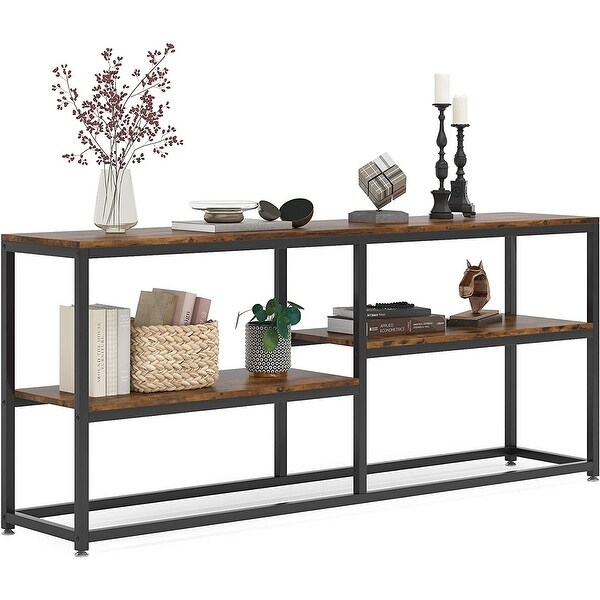 Sofa Table, Extra Long Narrow Console Table Behind Sofa Couch
