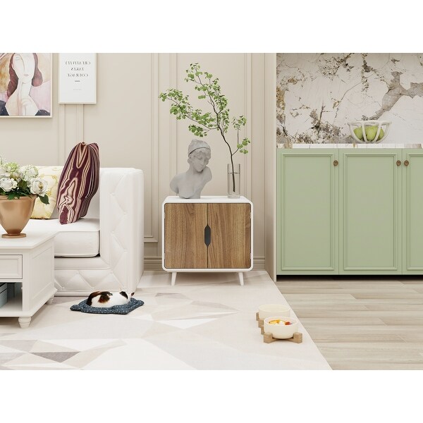 Pet house,Hidden Cat Home Side Table,Suitable for bedroom, living room, study and other spaces