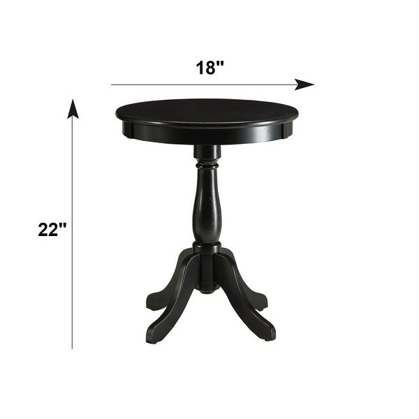 Modern Style Wooden Round Side Table, End Table