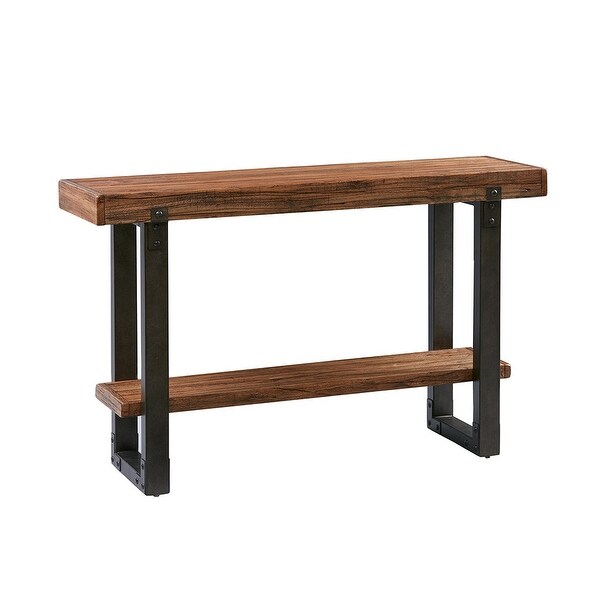 Console Table Narrow Wood Accent Sofa Table Entryway Table with Storage Shelf for Entryway, Front Hall, Hallway, Living Room