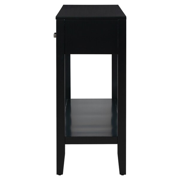 3-Drawer Console Table with 1 Shelf, Classic Entrance Storage Display Table for Entryway, Living Room, Hallway
