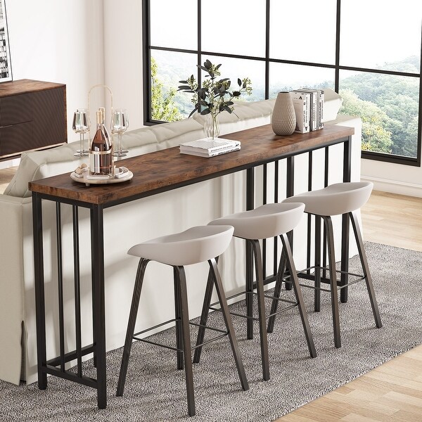 Tribesigns 70.9 inch Extra Long Console Table, Sofa Table Narrow Long Entryway Table